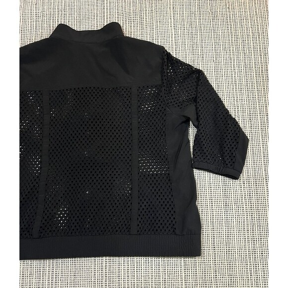 ZENERGY by CHICO'S LIGHTWEIGHT JACKET OUTWEAR BLACK ZIP FRONT SZ 2 - Picture 6 of 8